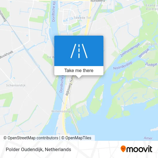 Polder Oudendijk map