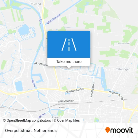 Overpeltstraat map