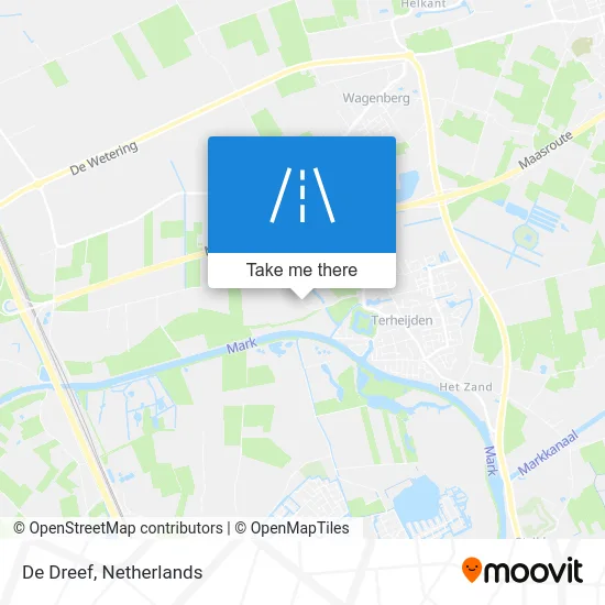 De Dreef map