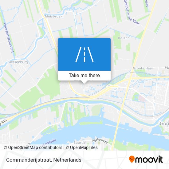 Commanderijstraat map