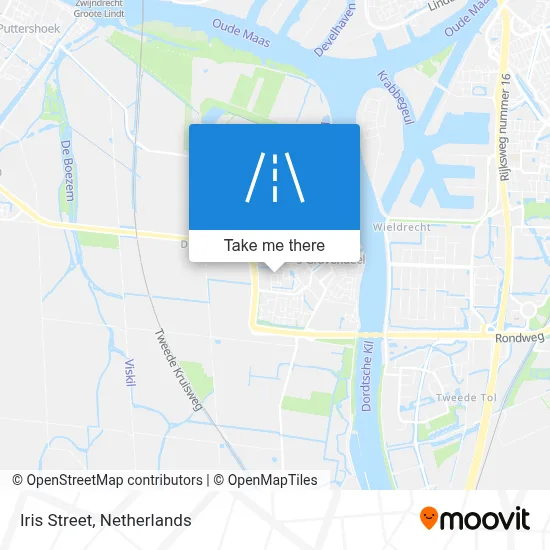 Irisstraat map
