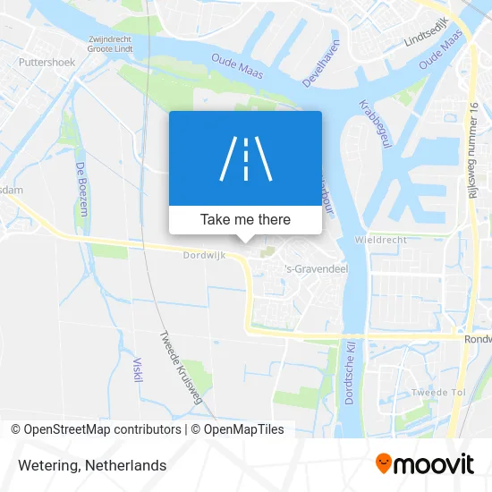Wetering map