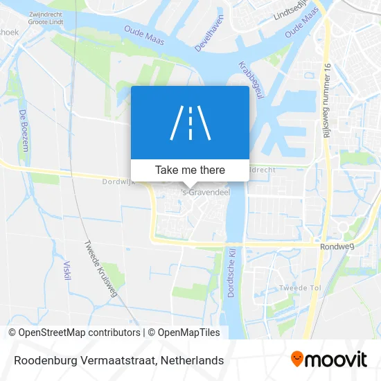 Roodenburg Vermaatstraat map