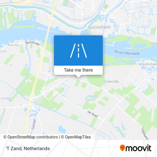 'T Zand map