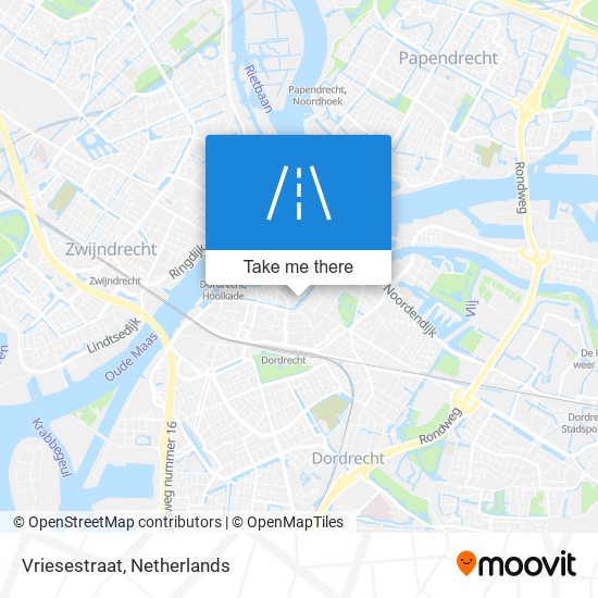 Vriesestraat map