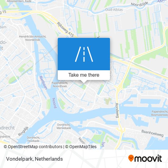 Vondelpark map