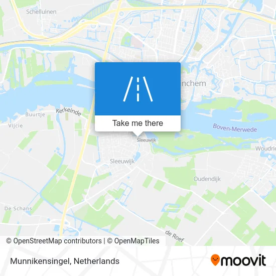 Munnikensingel map