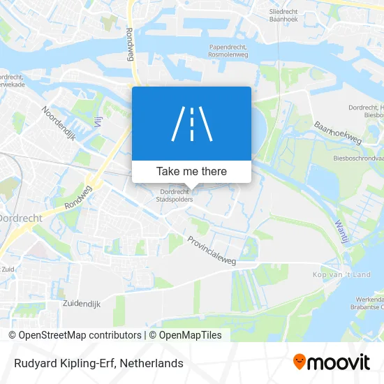 Rudyard Kipling-Erf map