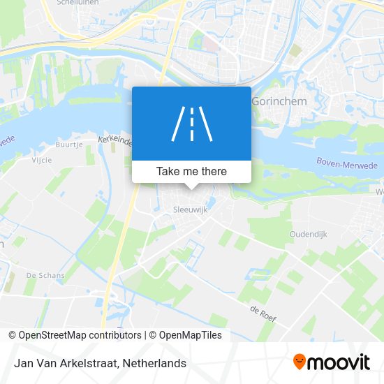 Jan Van Arkelstraat map