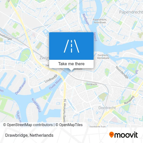 Draaibrug map