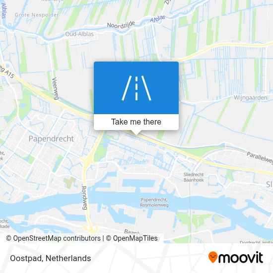 Oostpad map