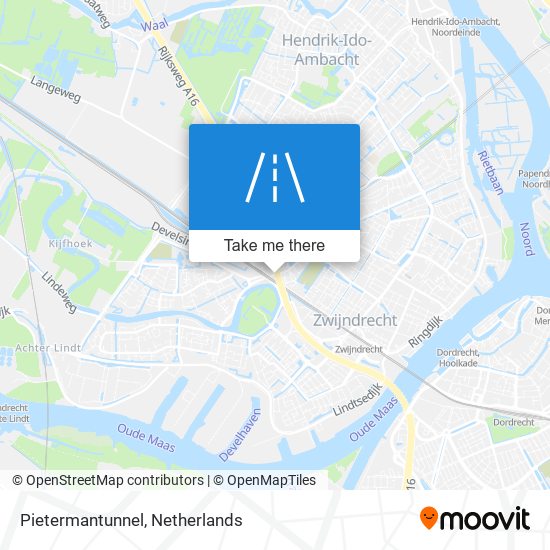 Pietermantunnel map