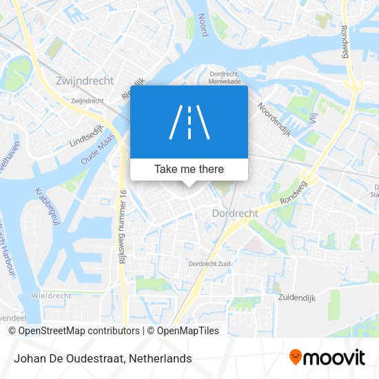 Johan De Oudestraat map