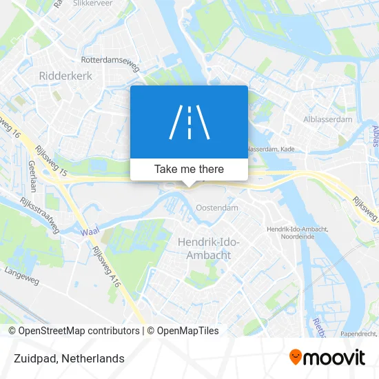 Zuidpad map