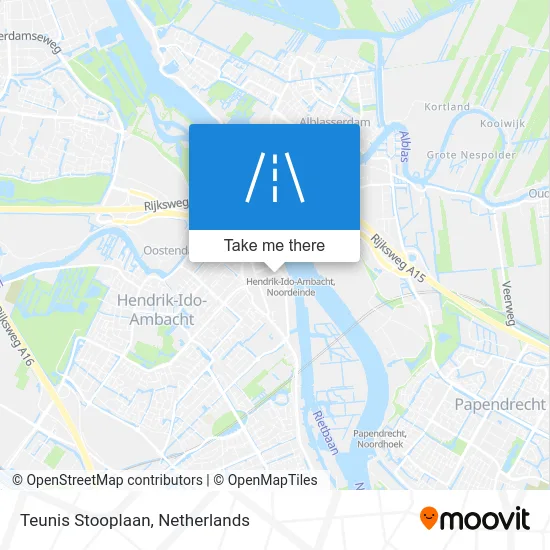 Teunis Stooplaan map