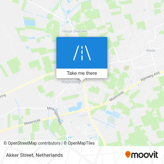 Akkerstraat map