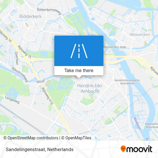 Sandelingenstraat map