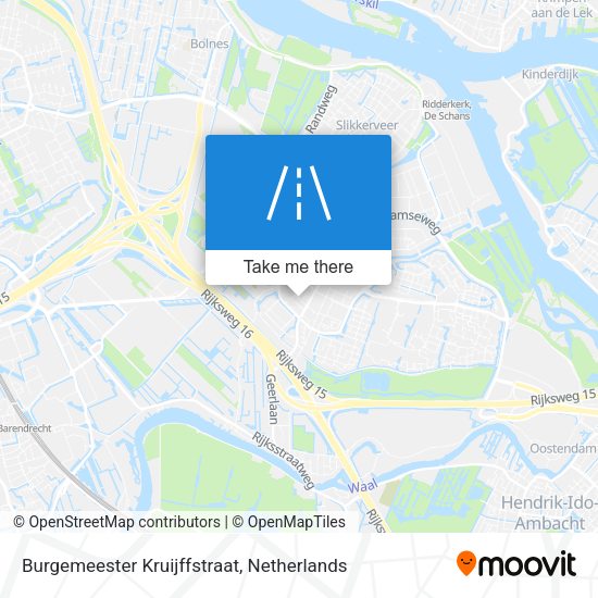Burgemeester Kruijffstraat map