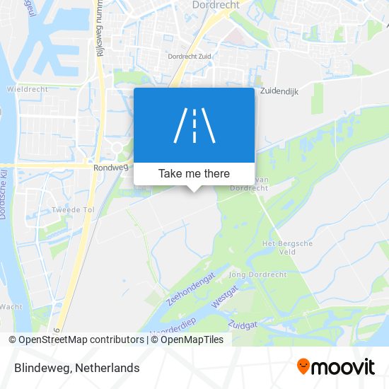 Blindeweg map