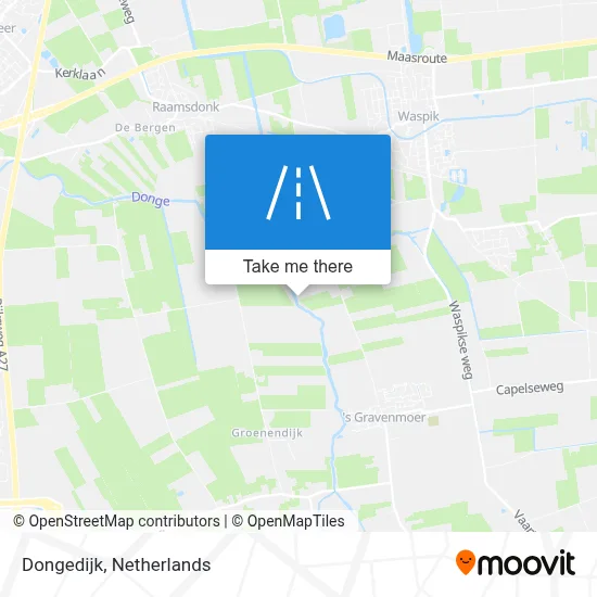 Dongedijk map