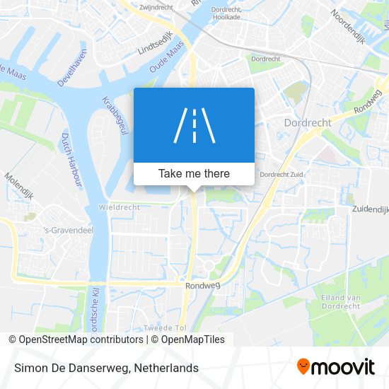 Simon De Danserweg map