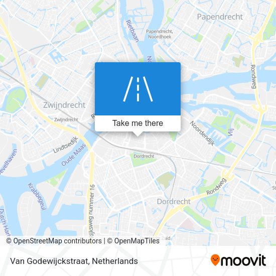 Van Godewijckstraat map