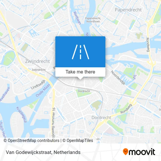 Van Godewijckstraat map