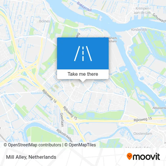Molensteeg map
