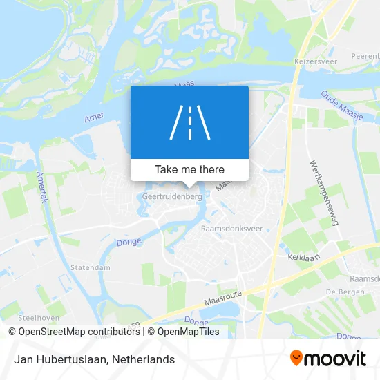 Jan Hubertuslaan map