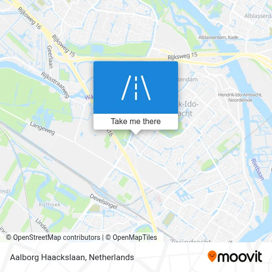 Aalborg Haackslaan map