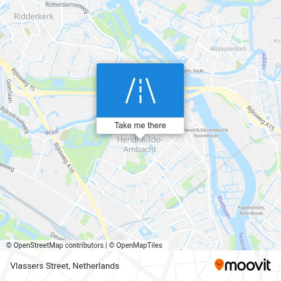 Vlassersstraat map