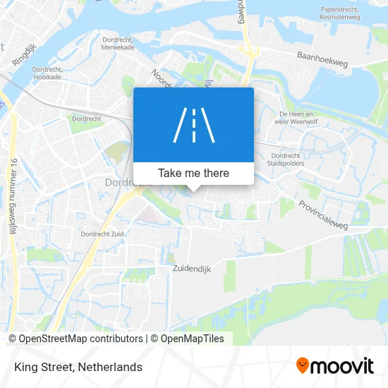 Koningstraat map
