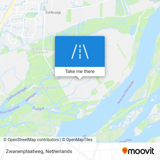 Zwanenplaatweg map