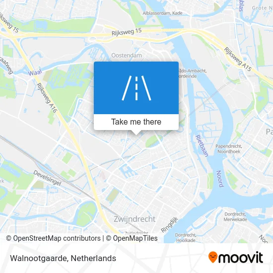 Walnootgaarde map