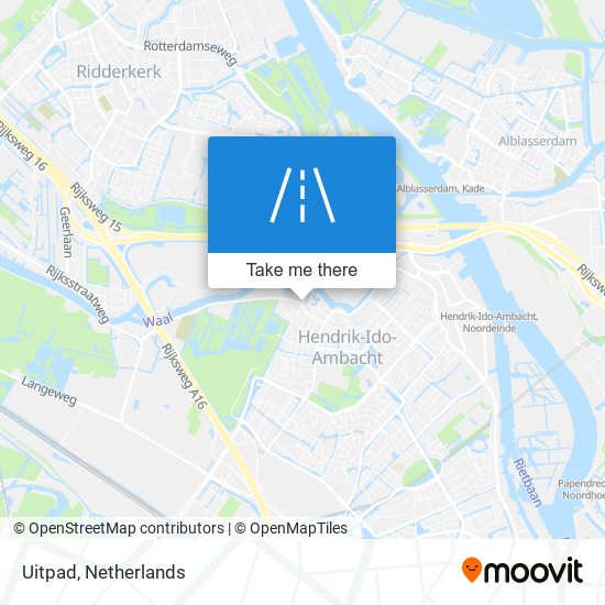 Uitpad map