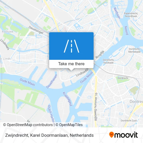 Zwijndrecht, Karel Doormanlaan map