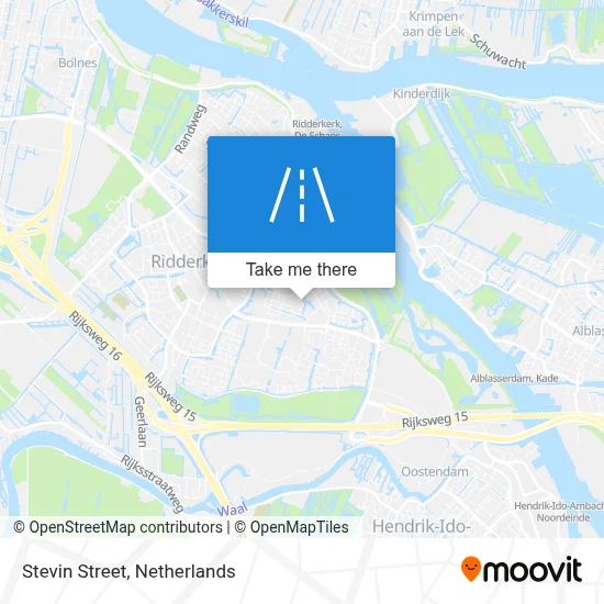 Stevinstraat map