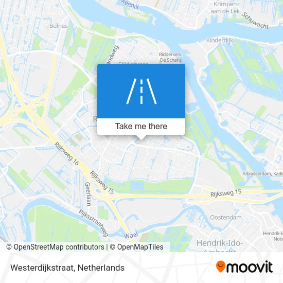 Westerdijkstraat map