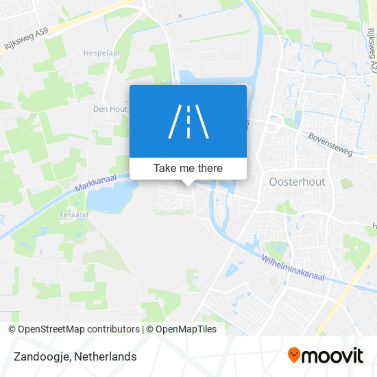 Zandoogje map