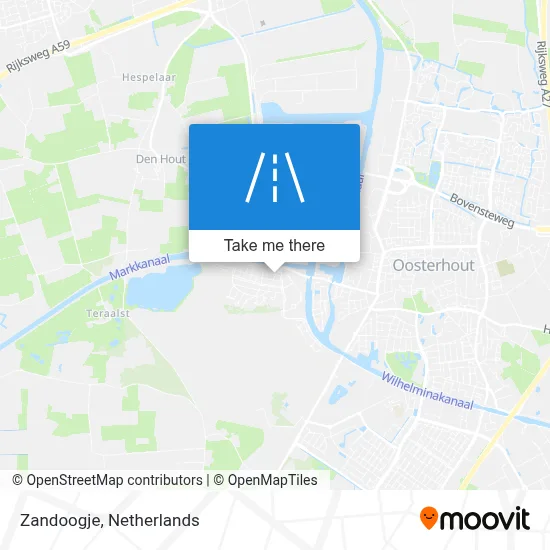 Zandoogje map
