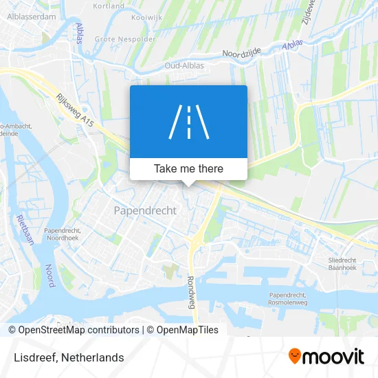 Lisdreef map