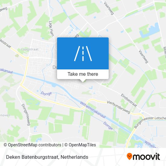 Deken Batenburgstraat map