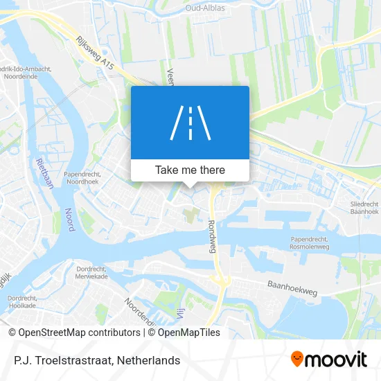 P.J. Troelstrastraat map