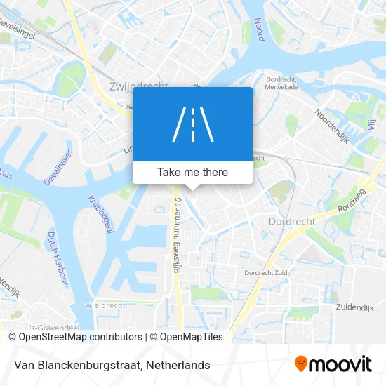 Van Blanckenburgstraat map
