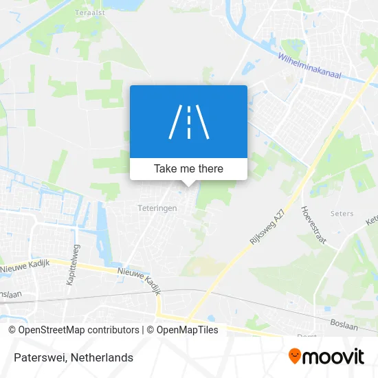 Paterswei map