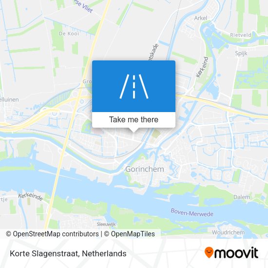 Korte Slagenstraat map