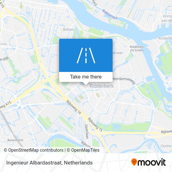 Ingenieur Albardastraat map