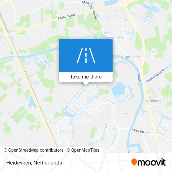 Heideveen map