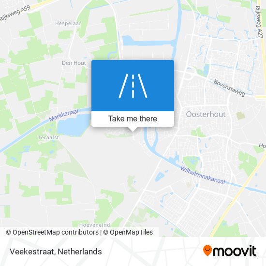 Veekestraat map