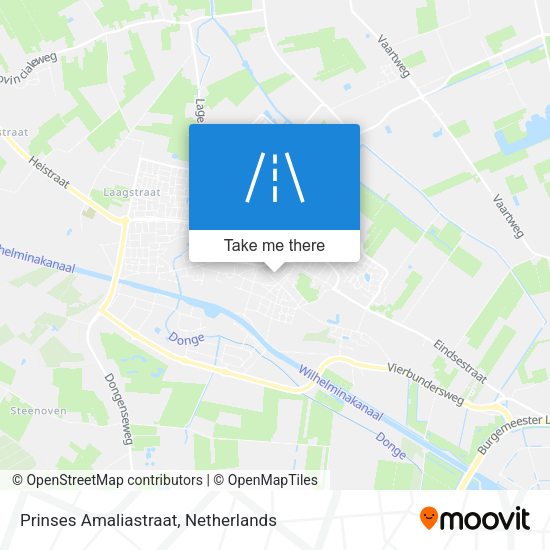 Prinses Amaliastraat map